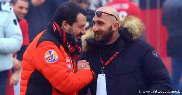 L’ultras Luca Lucci: “La famosa foto l’ha voluta fare Salvini”. La Lega: “Lui ignorava chi fosse”