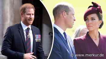 Prinz William und Kate zeigen Prinz Harry bei dessen London-Besuch die kalte Schulter