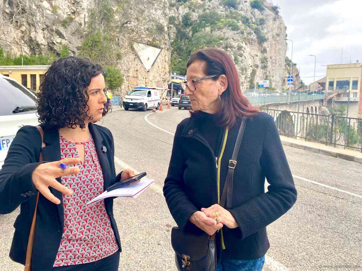 L’eurodéputée LFI Manon Aubry à Menton : "Cette frontière reste une zone de non droit"