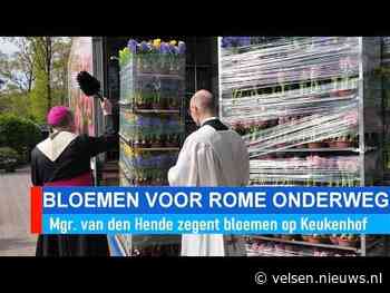 Bloemen voor de Paus weer onderweg naar Rome