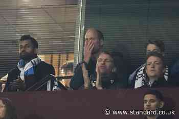 William put through emotional wringer watching Aston Villa in Champions League