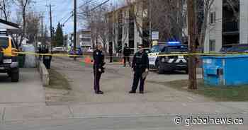 Suspect dead after police shooting outside west Edmonton apartment building