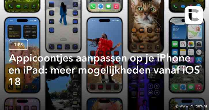 Appicoontjes aanpassen op je iPhone en iPad: zo personaliseer jij je beginscherm