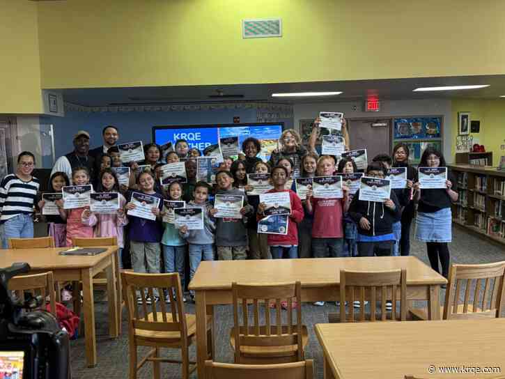 KRQE Weather Academy visits Tomasita Elementary School