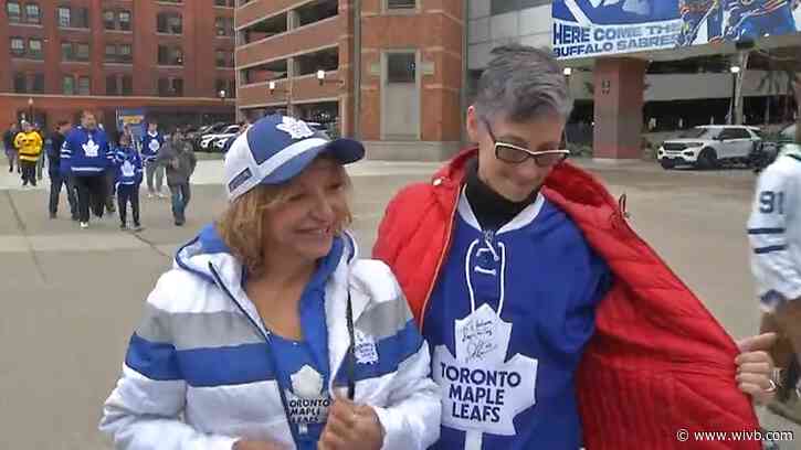 Canadians flock to Sabres game despite political tensions