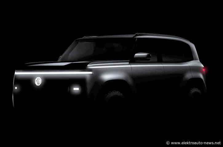 MG zeigt erstes Foto des neuen Elektro-SUV CyberX