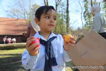 Große Ostereiersuche für Flüchtlingskinder