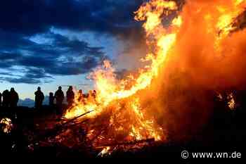 Ausgerechnet Regen ermöglicht Osterfeuer