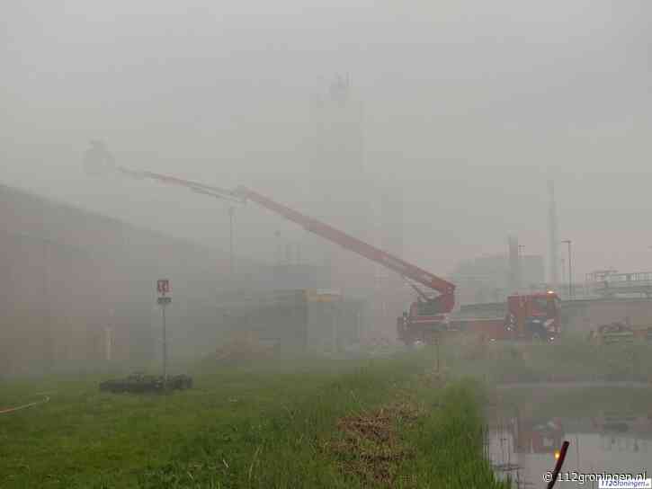 Melding zeer grote brand bij Eska Noorderstraat Sappemeer, veel rookontwikkeling, NL Alert (Update)