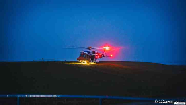 Grootschalige reddingsoperatie Nieuwe Statenzijl bleek niet nodig: opvarenden zitten rustig te bbq’en (Video)