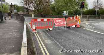 Major York bridge closed to traffic because of fallen tree
