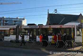 Verkeershinder door renovatie tramhalte Westende-Bad