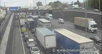 Dartford Crossing tunnel closed by car fire with 'severe delays'