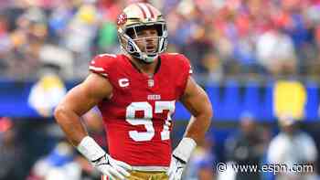 San Francisco 49ers look to the NFL draft to replenish their defensive line