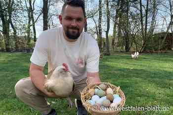 Naturbunte Eier als Hingucker