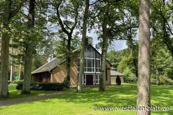 Feuer auf dem Waldfriedhof in Steinhagen