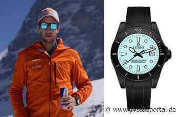 Neuer Schweizer Rekord im Speedclimbing / Mit der Titoni Seascoper 300 Ice Blue Limited Edition
