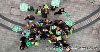 Green Party deputy Zack Polanski visits Northamptonshire to support election campaign