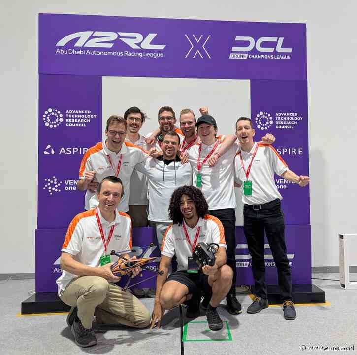 TU Delft AI-drone wint van menselijke bestuurders op WK-drone racen