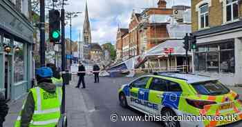 RECAP after scaffolding crashes down on busy Stoke Newington street