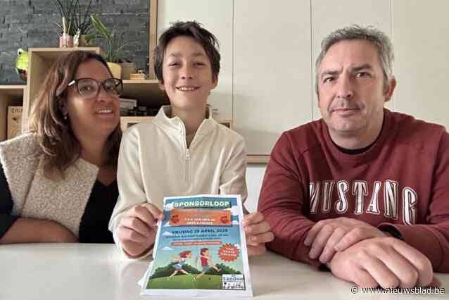 Tiemen (11) neemt ondanks kinderreuma deel aan sponsorloop voor lotgenoten: “Ik hou mijn rolstoel in de buurt”