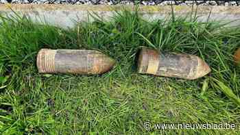 Obussen gevonden tijdens afbraakwerken van oude poort: “Zeker twee en misschien nog een derde in de box die als tegengewicht voor de poort diende”