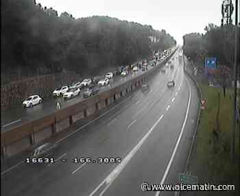 Sur la Côte d'Azur, plusieurs accidents ralentissent la circulation sur l'A8, ce mercredi soir