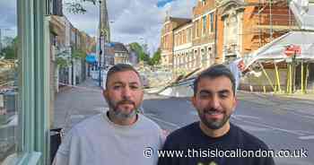 ‘I saw the scaffolding fall on a car in Stoke Newington- they were lucky to escape'