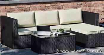 Debenhams' garden furniture set 'a haven of comfort and elegance' now 66% off
