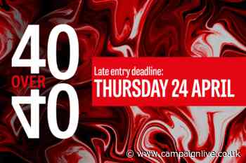 Campaign 40 Over 40 Awards 2025: final few days to enter