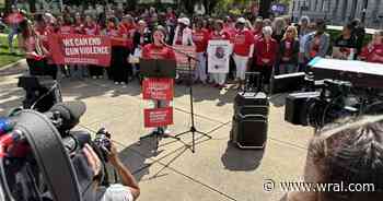 Moms Demand Action: Groups in Raleigh rally against changes to gun laws