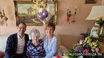 Rosenheimerin wird 100: Wie Maria Pitsch Krieg und Vertreibung überlebte – was ihr wichtig ist