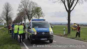 Hubschraubereinsatz bei Cramme: Motorradfahrerin stürzt bei Unfall