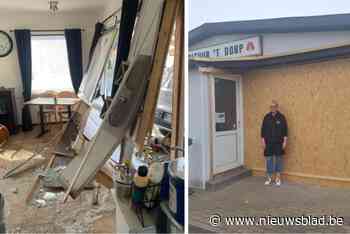 Claudine en Mark heropenen frituur na spectaculair ongeval: “Als dit 20 minuten later was gebeurd, had het veel zwaardere gevolgen gehad”