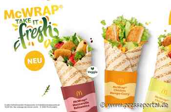 #takeitfresh: Die neuen McWrap® Varianten von McDonald's Deutschland
