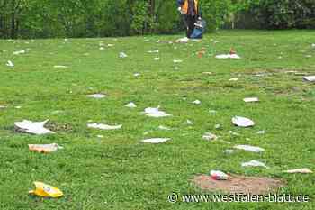Bielefelds Parks werden zugemüllt