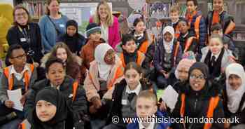 Pupils put ideas for a 'car free' area to Downing Street