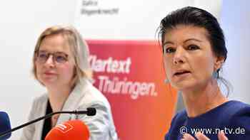 BSW-Machtkampf in Thüringen: Sahra Wagenknecht erhöht Druck auf Katja Wolf