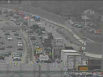 Driver seriously hurt in Queensway crash near Parkdale