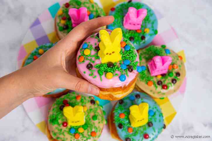 Randy’s Donuts is selling Peeps-topped Easter treats