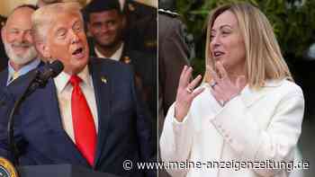 „Moment der Wahrheit“ mitten im Zölle-Krieg: Was Meloni bei Trump will und warum sie viel zu verlieren hat