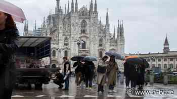 Zugverkehr unterbrochen: Italiens Norden meldet erste Überschwemmungen