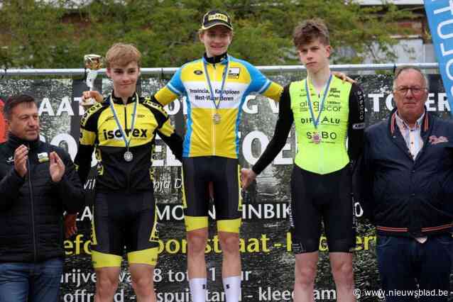 Broers Mathis en Thibe Vandenheede veroveren goud op PK tijdrijden