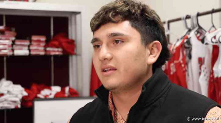 New Mexico high school basketball player awarded for getting back on court after lower leg amputation