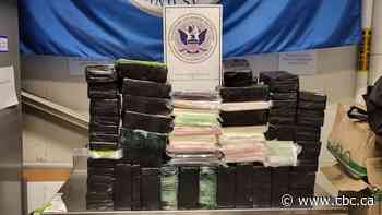 U.S. customs agents seize more than 150 kg of cocaine headed to Canada: CBP