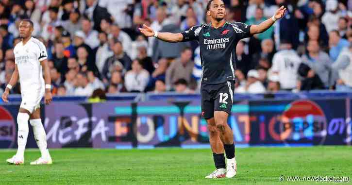 Jurriën Timber schakelt met Arsenal titelverdediger Real Madrid uit in Champions League