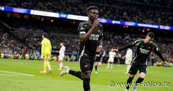 Champions League: Arsenal London schlägt Real Madrid und zieht ins Halbfinale ein