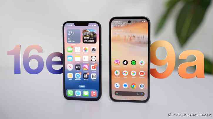Apple's iPhone 16e vs. Google's Pixel 9a