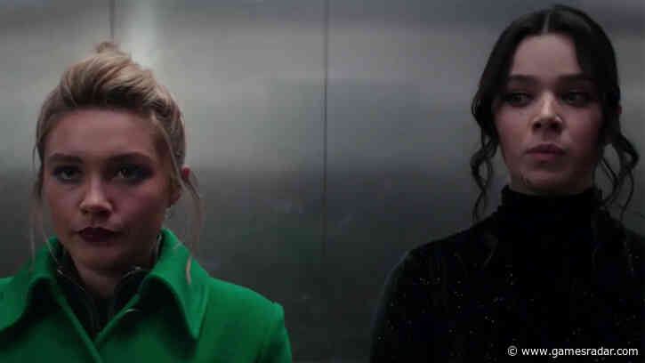 Hawkeye's Hailee Steinfeld says questions about her return to the MCU will get her "in trouble," but she'd love to work with Yelena Belova actor Florence Pugh again: "I think we'd have a lot of fun"