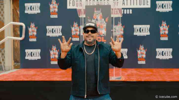Ice Cube Makes History with Handprint Ceremony at the TCL Chinese Theatre in Hollywood